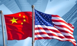 Flag China + USA